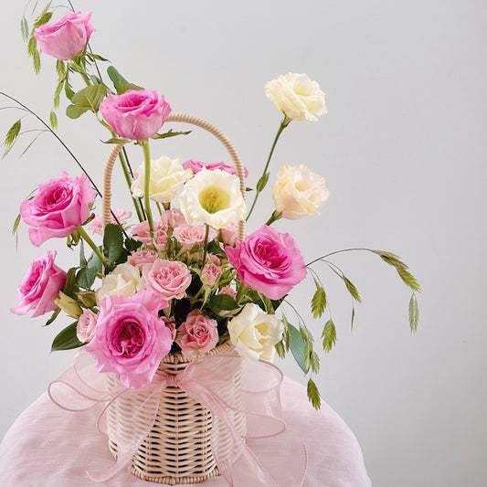 MAMMA MIA! | Fresh Flowers In A Flower Basket